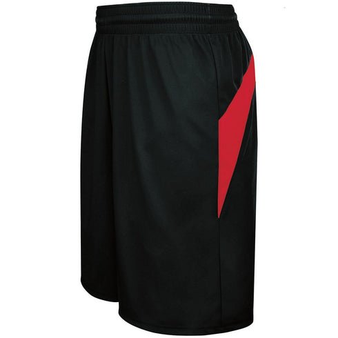 Russell Athletic Transition Game Shorts (335840-C), Color 'Black/Scarlet'
